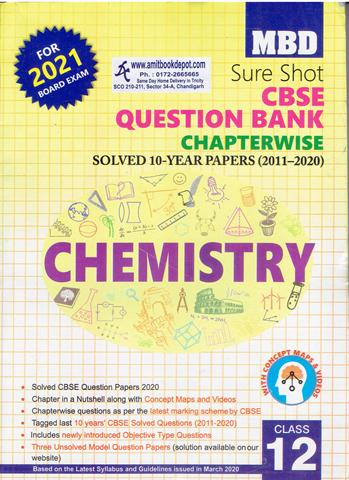 MBD Chemistry Sure Shot for Class 12th (NEW)