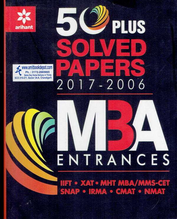 50 Plus Solved Papers 2017-2006 MBA Entrances (NEW)