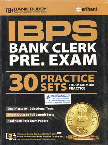 IBPS Bank Clerk Pre Exam 30 Practice Sets (NEW)