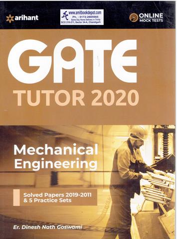 GATE Tutor 2020 Mechanical Engineering Solved Papers and Practice Sets