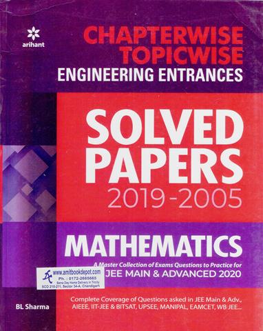 Mathematics Chapterwise Topicwise Engineering Entrances Solved Paper