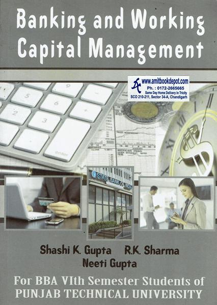 Banking and Working Capital Management for BBA 6th Sem PTU (NEW)