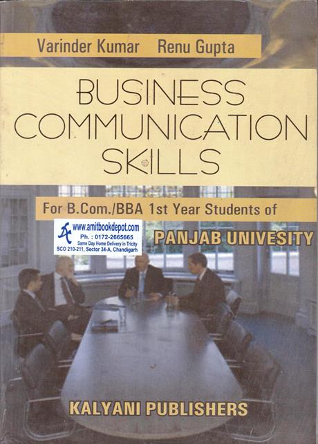 Business Communication Skills BCom/BBA 1st Year PU (NEW)