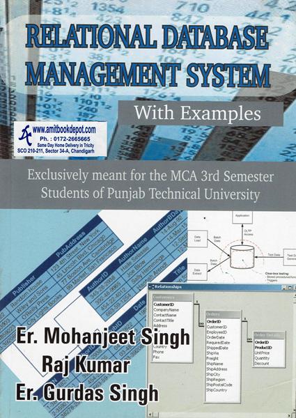 Relational Database Management System with Example for MCA 3rd Sem PTU (NEW)