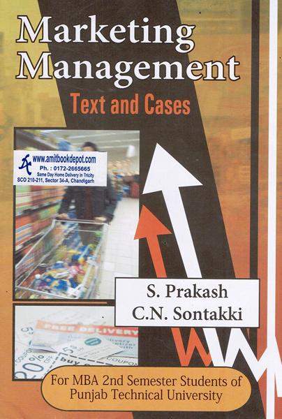 Marketing Management Text and Cases for MBA 2nd Sem PTU (NEW)