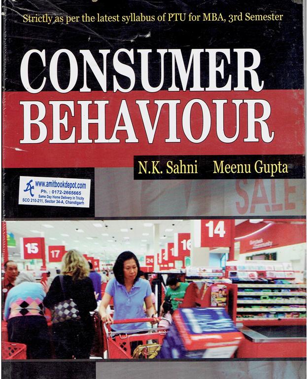 Consumer Behavior MBA 3rd Sem PTU (NEW)