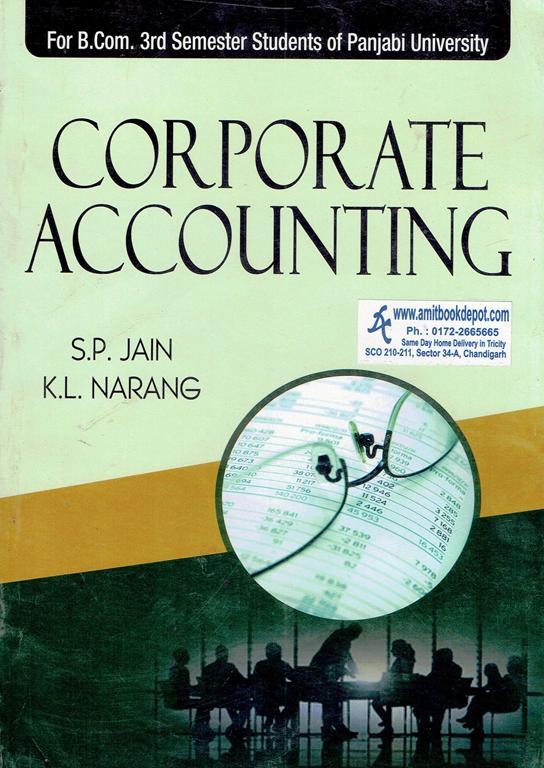 Corporate Accounting BCom 3rd Sem Punjabi Uni (NEW)