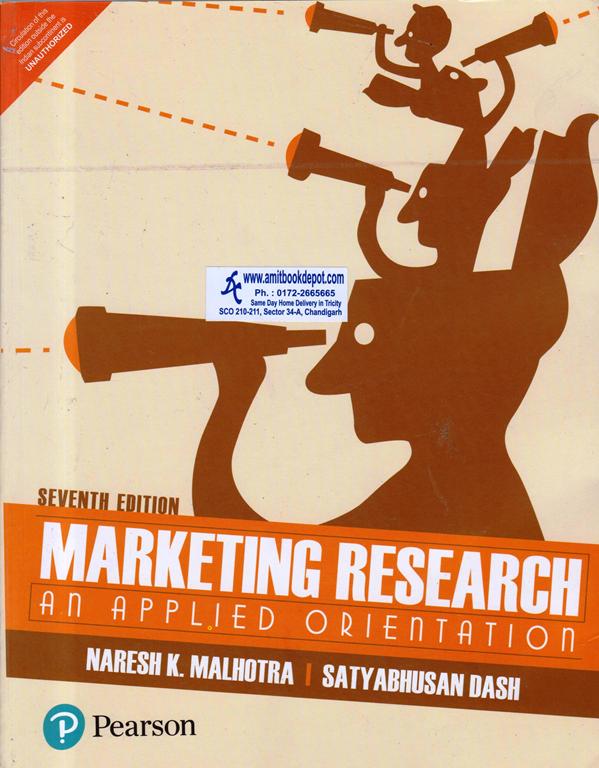 Marketing Research an Applied Orientation 7th Edition (NEW)