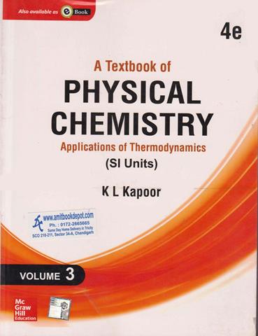 A Textbook of Physical Chemistry Vol 3 (NEW)