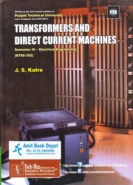 Transformers and Direct Current Machines and Transformers ELE 3rd Sem PTU (NEW)