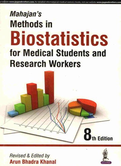 Mahajans Methods in Biostatistics For Medical Students and Research Workers (NEW)