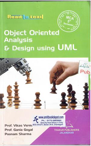 Object Oriented Analysis and Design Using UML for MCA 5th Sem PTU (NEW)