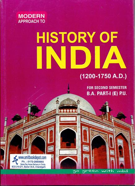 MBD History of India for 2nd Semester PU