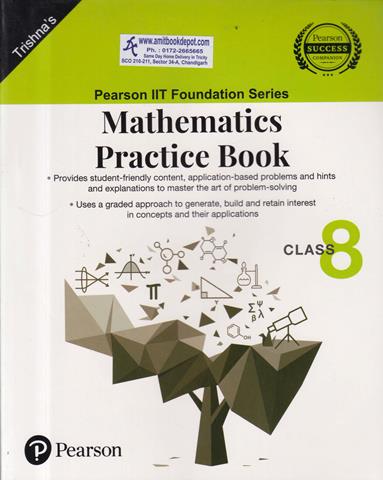 Pearson IIT Foundation Series Mathematics Practice Book for Class 8th