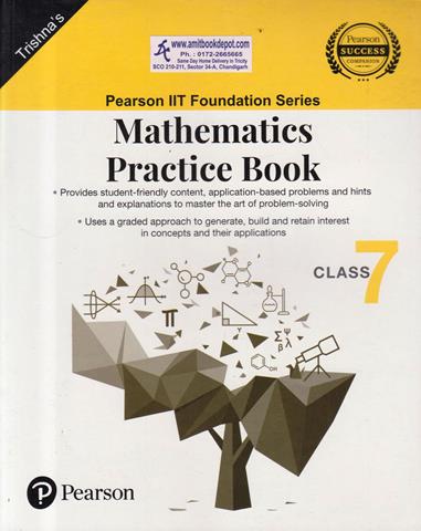 Pearson IIT Foundation Series Mathematics Practice Book for Class 7th