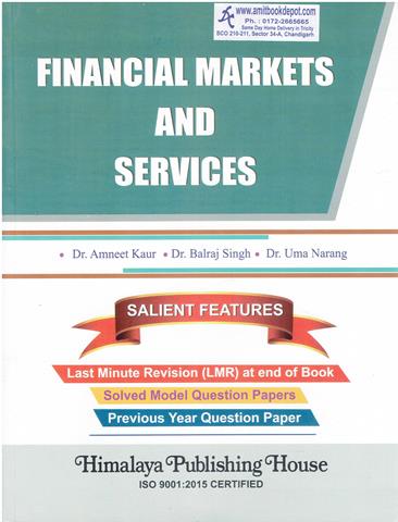 Himalaya Financial Markets and Sevices BCOM 5th Semester PU Chandigarh