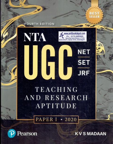 NTA UGC NET, SET JRF Teaching and Research Aptitude Paper 1 (English) (NEW)