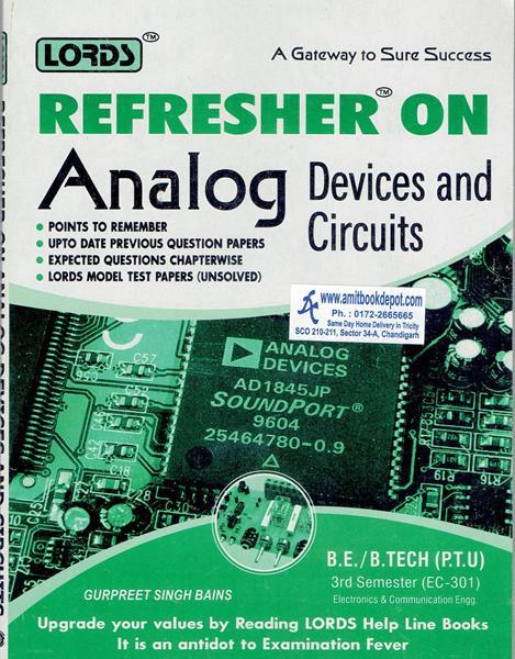 Lords Refresher on Analog Devices and Circuits ECE 3rd Sem (EC 301) PTU