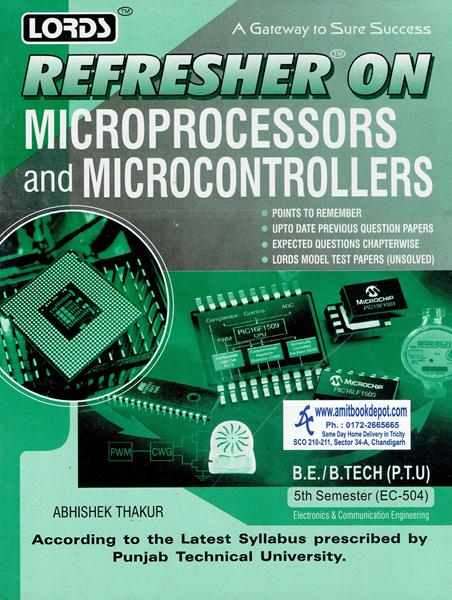 Lords Refresher on Microprocessors and Microcontrollers ECE 5th Sem PTU (NEW)