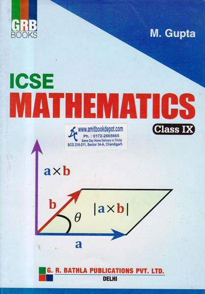 ICSE Mathematics for Class 9th