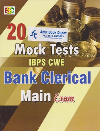 20 Mock Tests IBPS CWE Bank Clerical Main Exam (NEW)