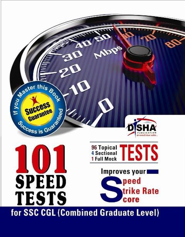 101 Speed Tests for SSC CGL (Combined Graduate Level) (NEW)