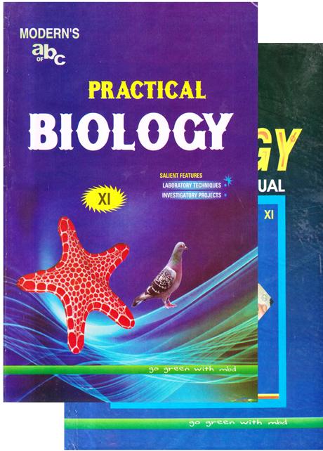 Modern ABC Biology Lab Manual and Practical Book for Class 11th