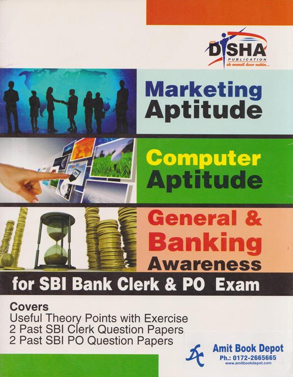 Marketing Aptitude, Computer Aptitude, General & Banking Awareness For SBI Bank Clerk & PO Exam (NEW)