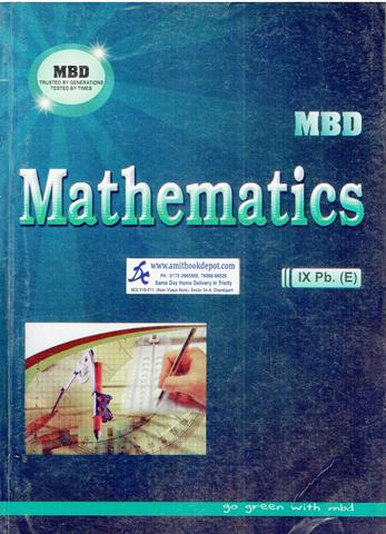 MBD Mathematics for Class 9th PSEB (English Medium)