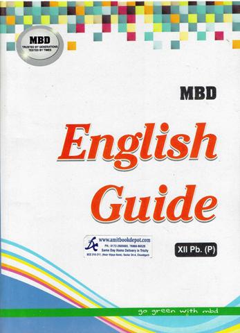 MBD English Guide for Class 12th PSEB (Punjabi Medium)