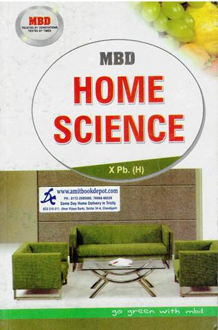 MBD Home Science for Class 10th PSEB (Hindi Medium)