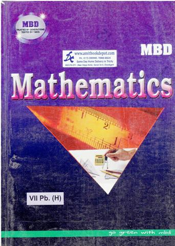 MBD Mathematics for Class 7th PSEB (Hindi Medium)