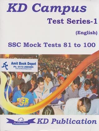 KD Campus Test Series 1 SSC Mock Tests 81 To 100 (English Edition) (NEW)