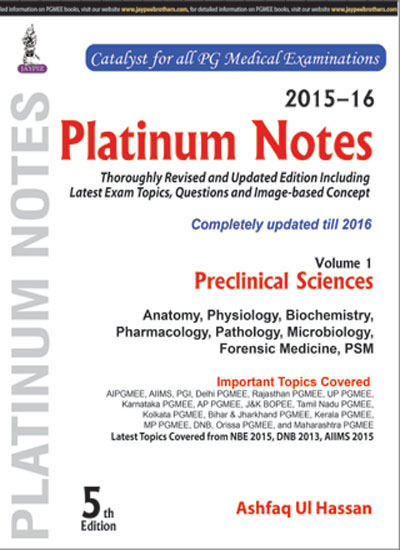 Platinum Notes Preclinical Sciences Volume 1