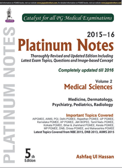 Platinum Notes Medical Sciences Volume 2