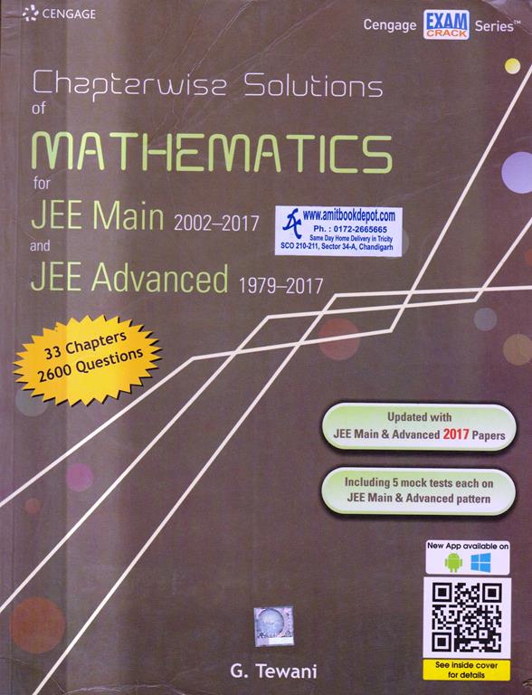 Chapterwise Solutions of Mathematics for JEE Main 2002-2017 and JEE Advanced 1979-2017