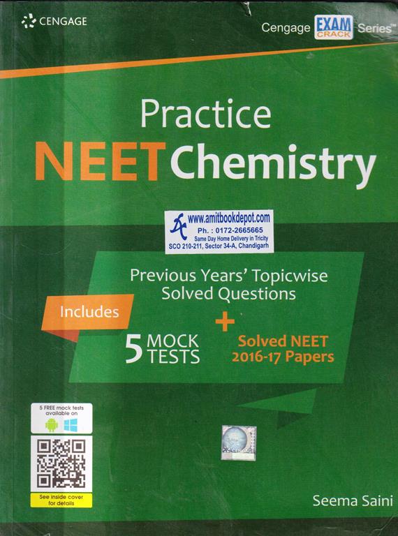 Practice Neet Chemistry Previous Years Topicwise Solved Questions + 5 Mock Tests