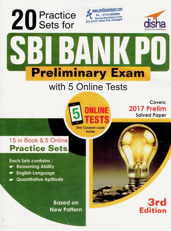 20 Practice Sets for SBI Bank Po Preliminary Exam (NEW)