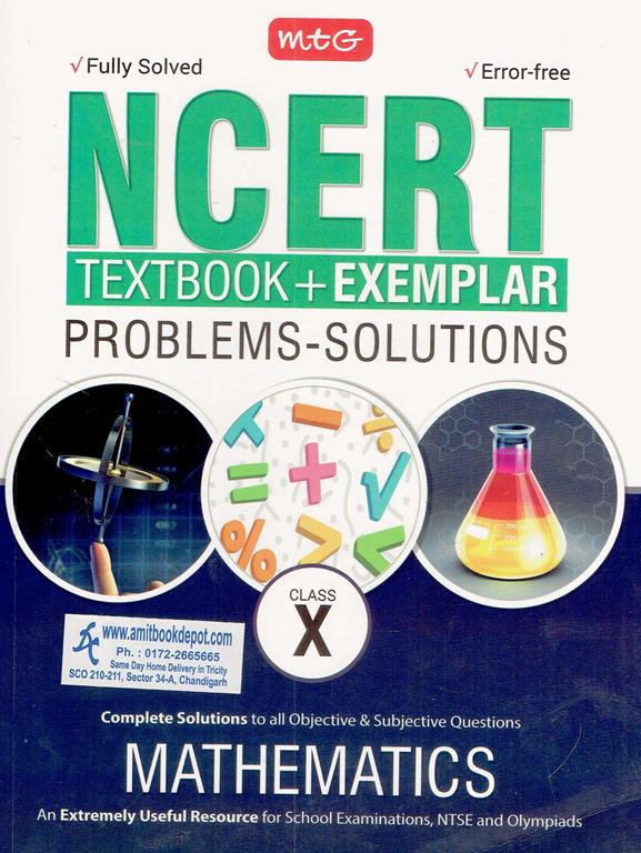 NCERT Textbook and Exemplar Problem Solutions Mathematics Class 10th