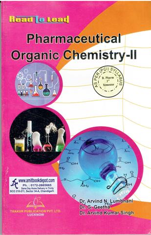 Pharmaceutical Organic Chemistry 2 for BPharma 3rd Sem PTU