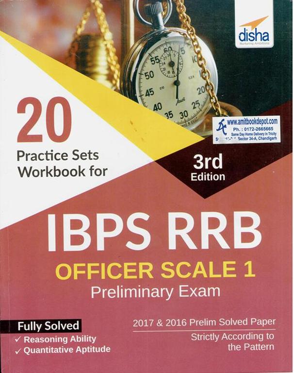 20 Practice Sets Workbook for IBPS RRB Offecer Scale-1 Preliminary Exam (NEW)