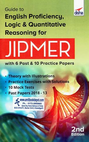 Guide to English Proficiency Logic and Quantitative Reasoning for JIPMER 2nd Edition (NEW)