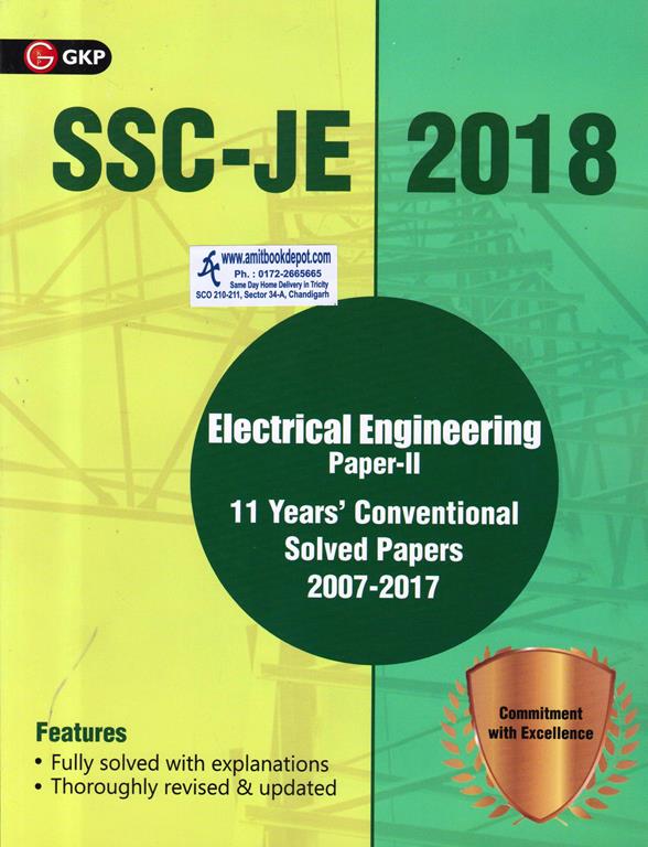 Electrical Engineering for SSC JEE 2018 With 11 Years Conventional Solved Paper (NEW)