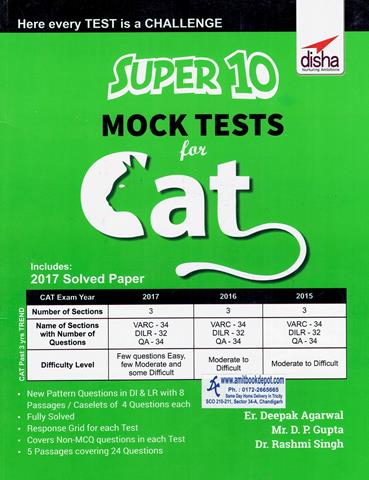 Super 10 Mock Tests for CAT (NEW)