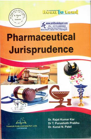 Pharmaceutical Jurisprudence for BPharma 5th Sem PTU