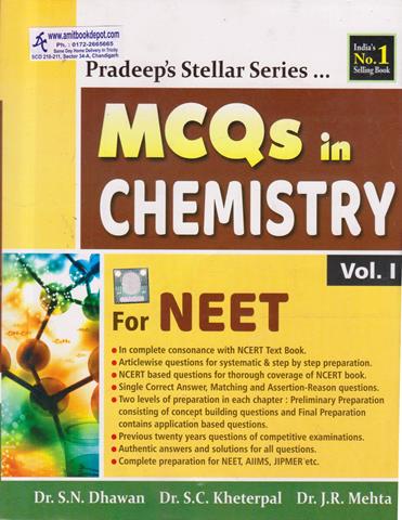 Pradeep Stellar Series MCQs in Chemistry Volume 1 for NEET