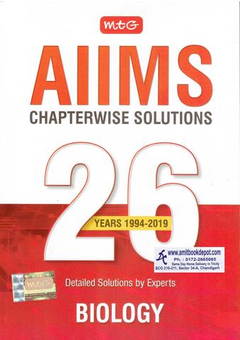 26 Years AIIMS Chapterwise Solutions Biology