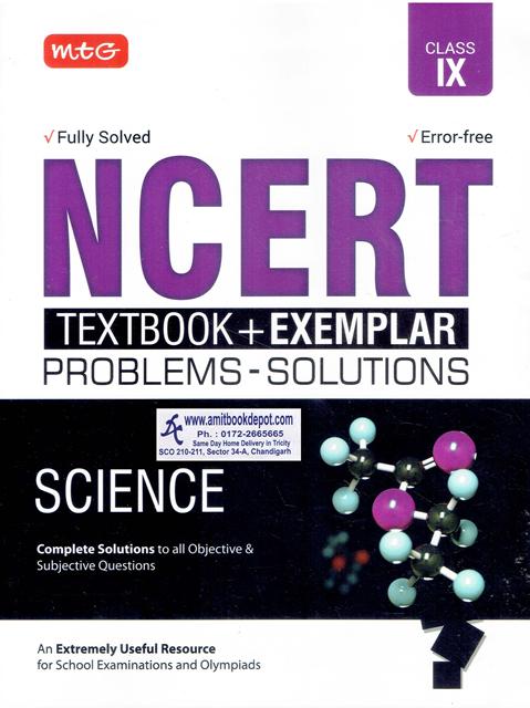 NCERT Textbook Plus Exemplar Problems Solutions Science for Class 9th