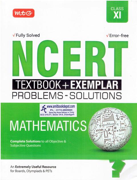 NCERT Textbook and Exemplar Problems Solutions of Mathematics for Class 11th