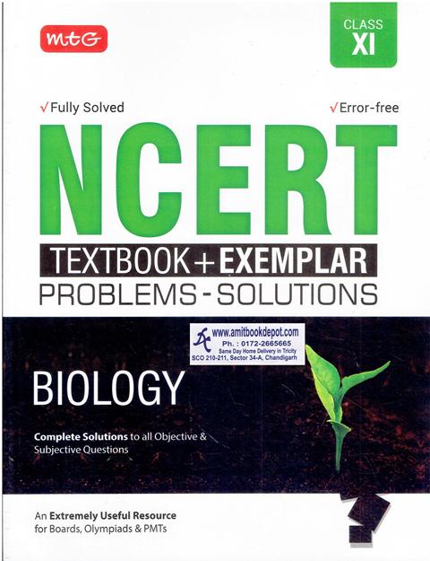 NCERT Textbook and Exemplar Problems Solutions of Biology for Class 11th